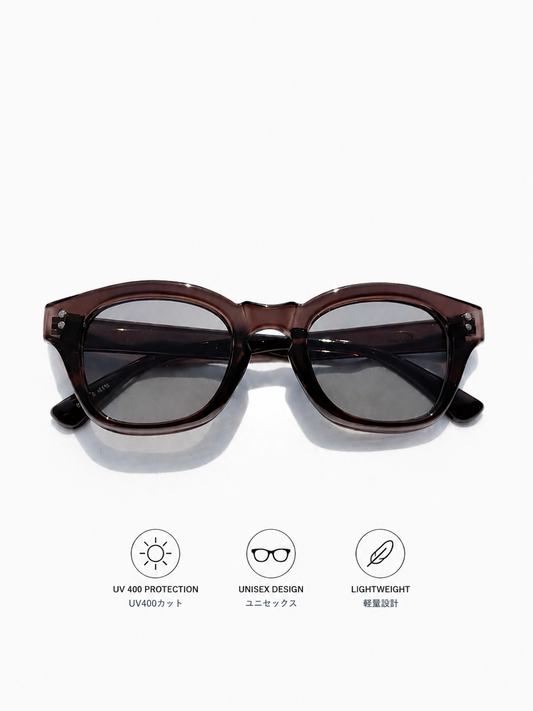 Novea Original Clear/Light Smoke Sunglasses - UV400カット ユニセックス 軽量設計