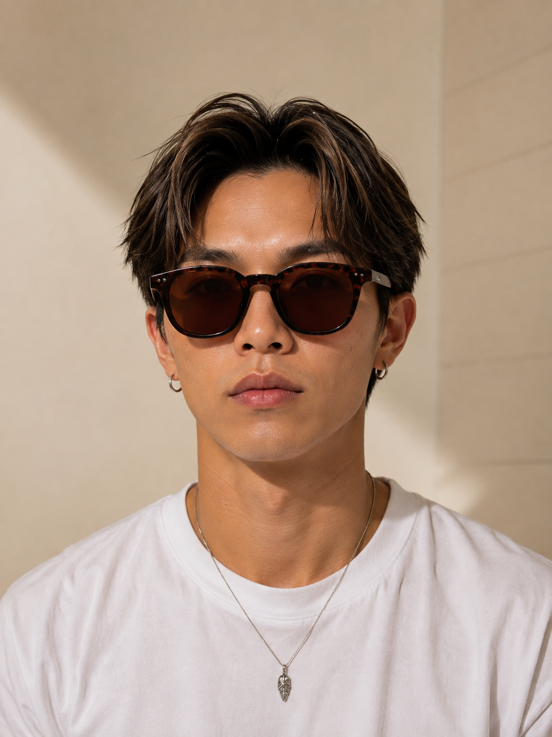 Wide Brown Sunglasses