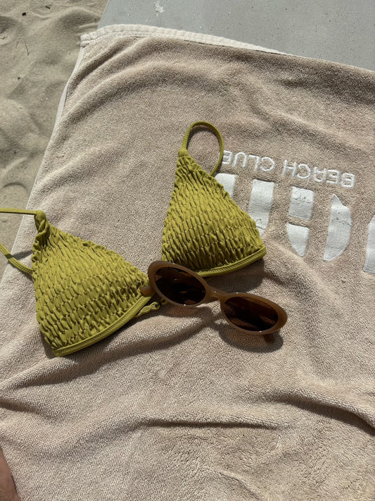 Cat Summer Clear Beige Sunglasses — Novea キャットアイ サングラス