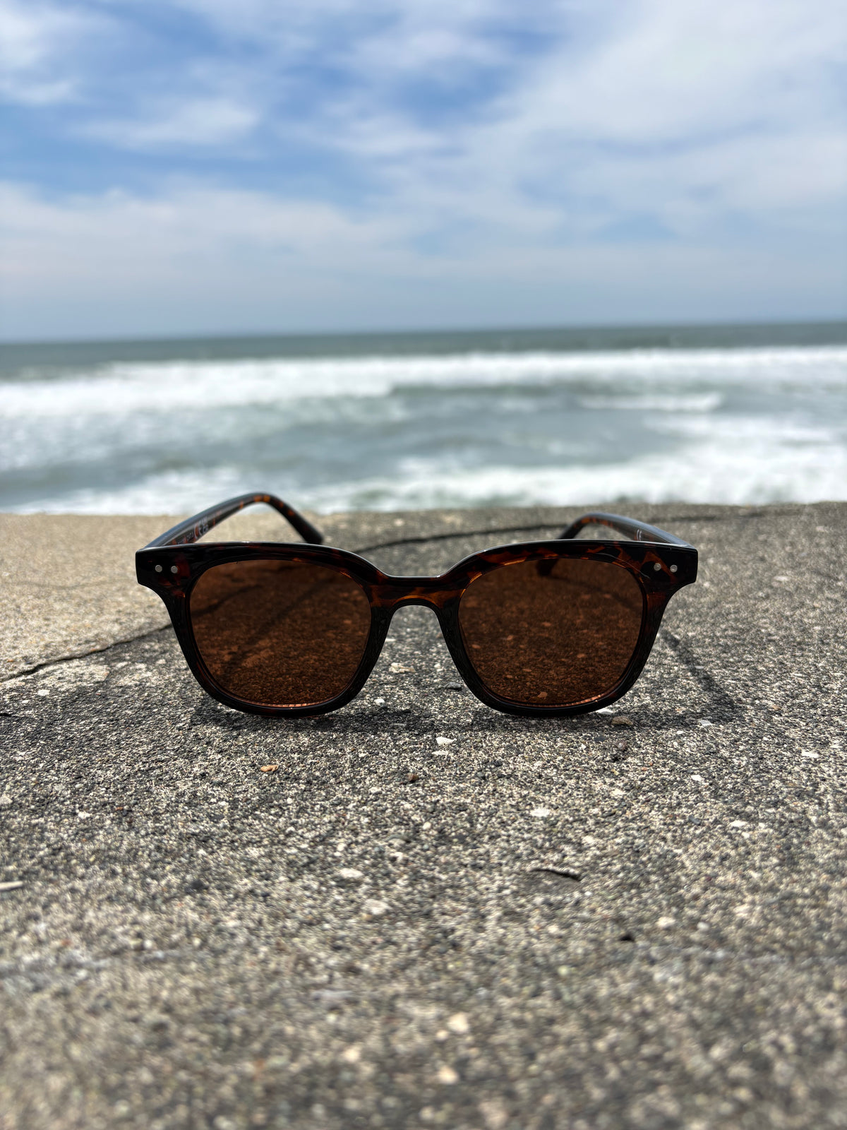 Wide Brown Sunglasses