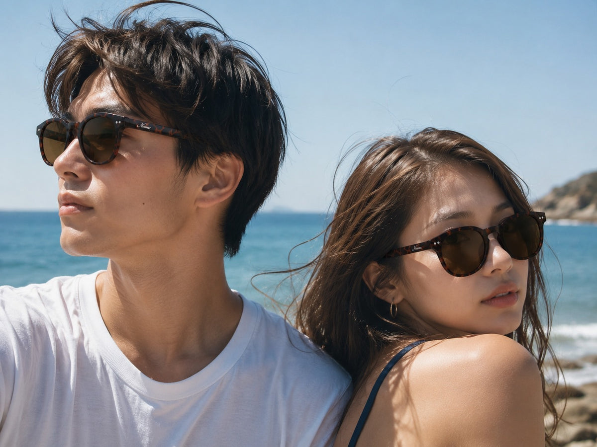 Wide Brown Sunglasses